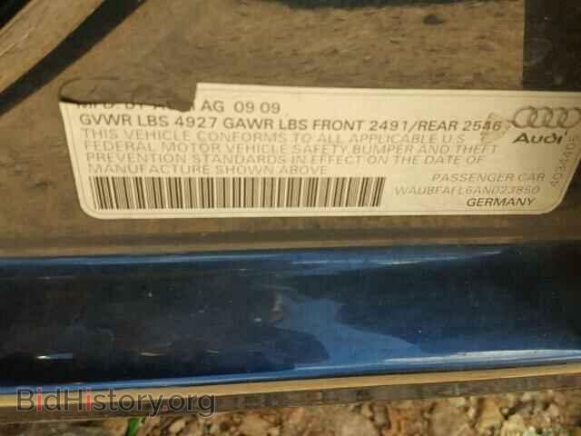 2010 AUDI A4 - VIN: WAUBFAFL6AN023850 - Фото 10