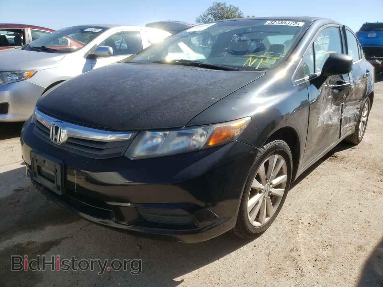2012 HONDA CIVIC - VIN: 2HGFB2F8XCH554449 - Фото 2