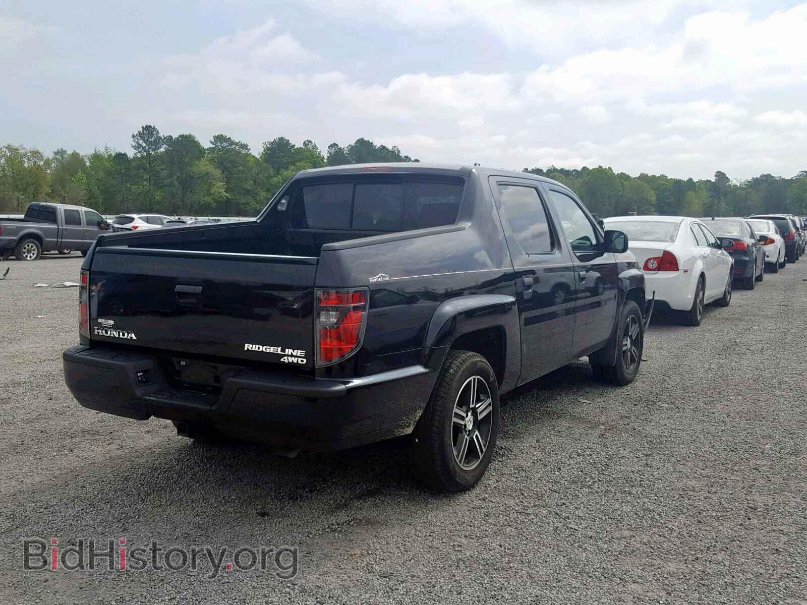 2014 HONDA RIDGELINE - VIN: 5FPYK1F70EB013211 - Фото 4