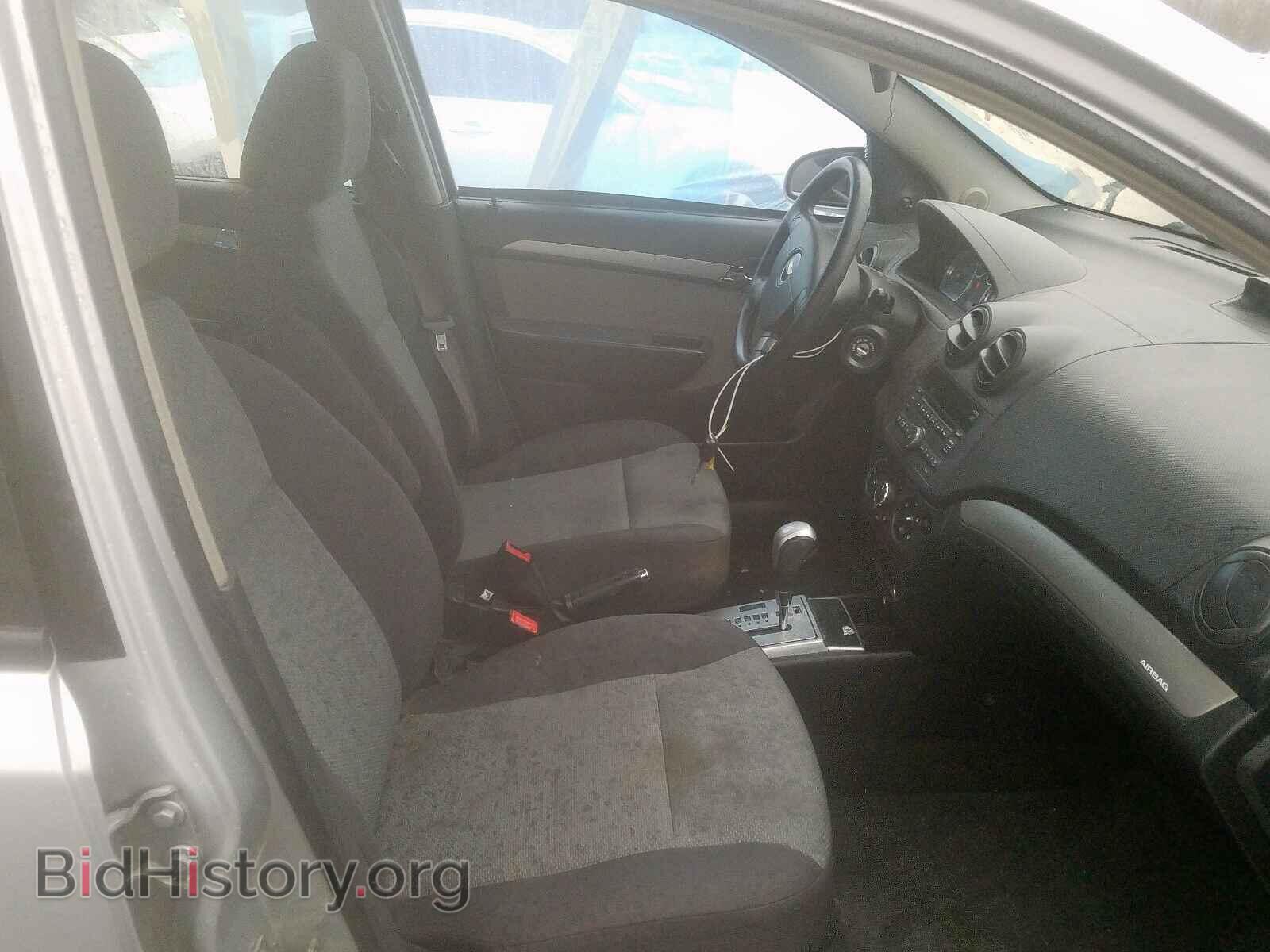 2009 CHEVROLET AVEO - VIN: KL1TD66E09B658384 - Фото 5