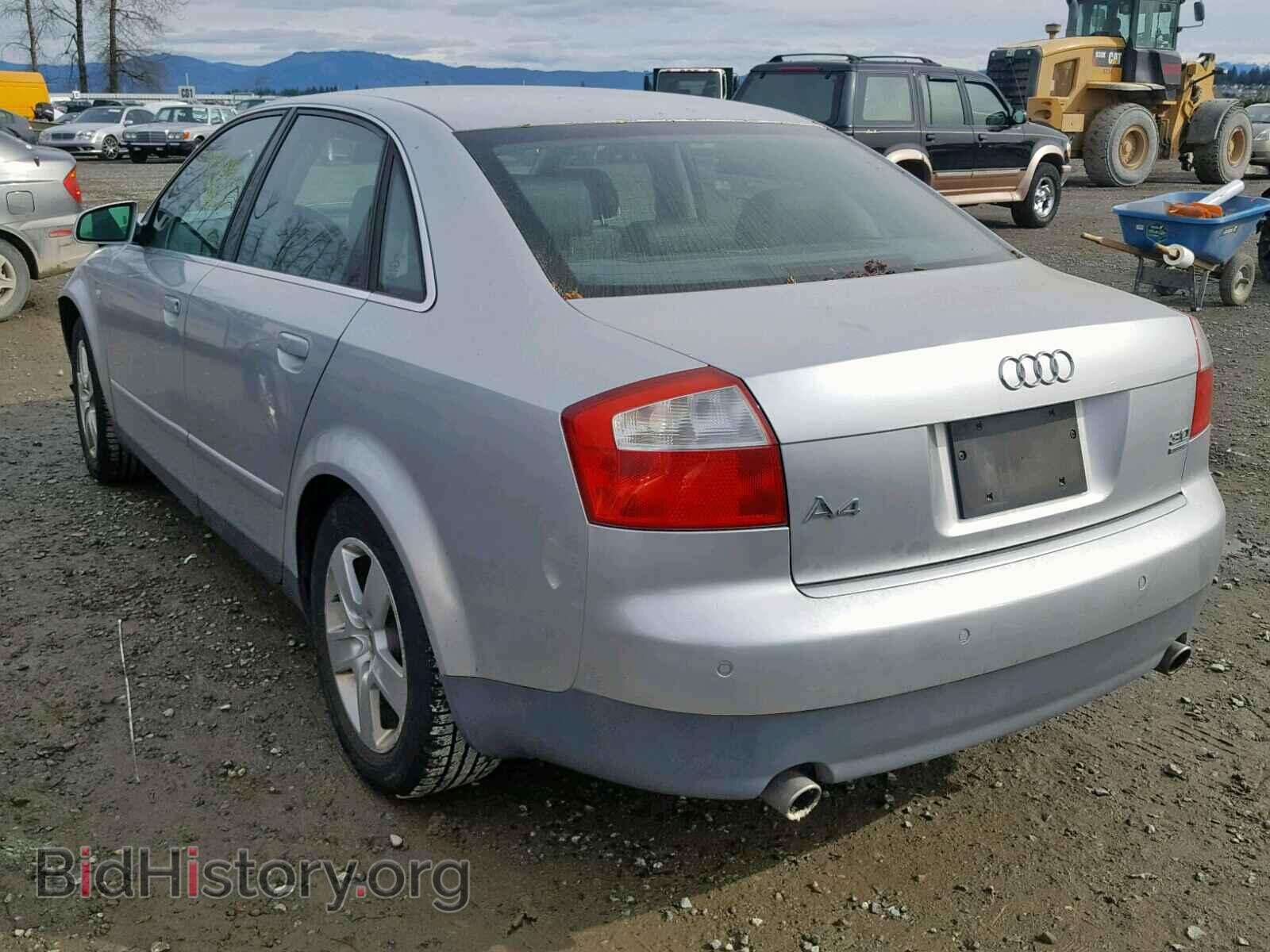 2002 AUDI A4 - VIN: WAULT68E72A276189 - Фото 3