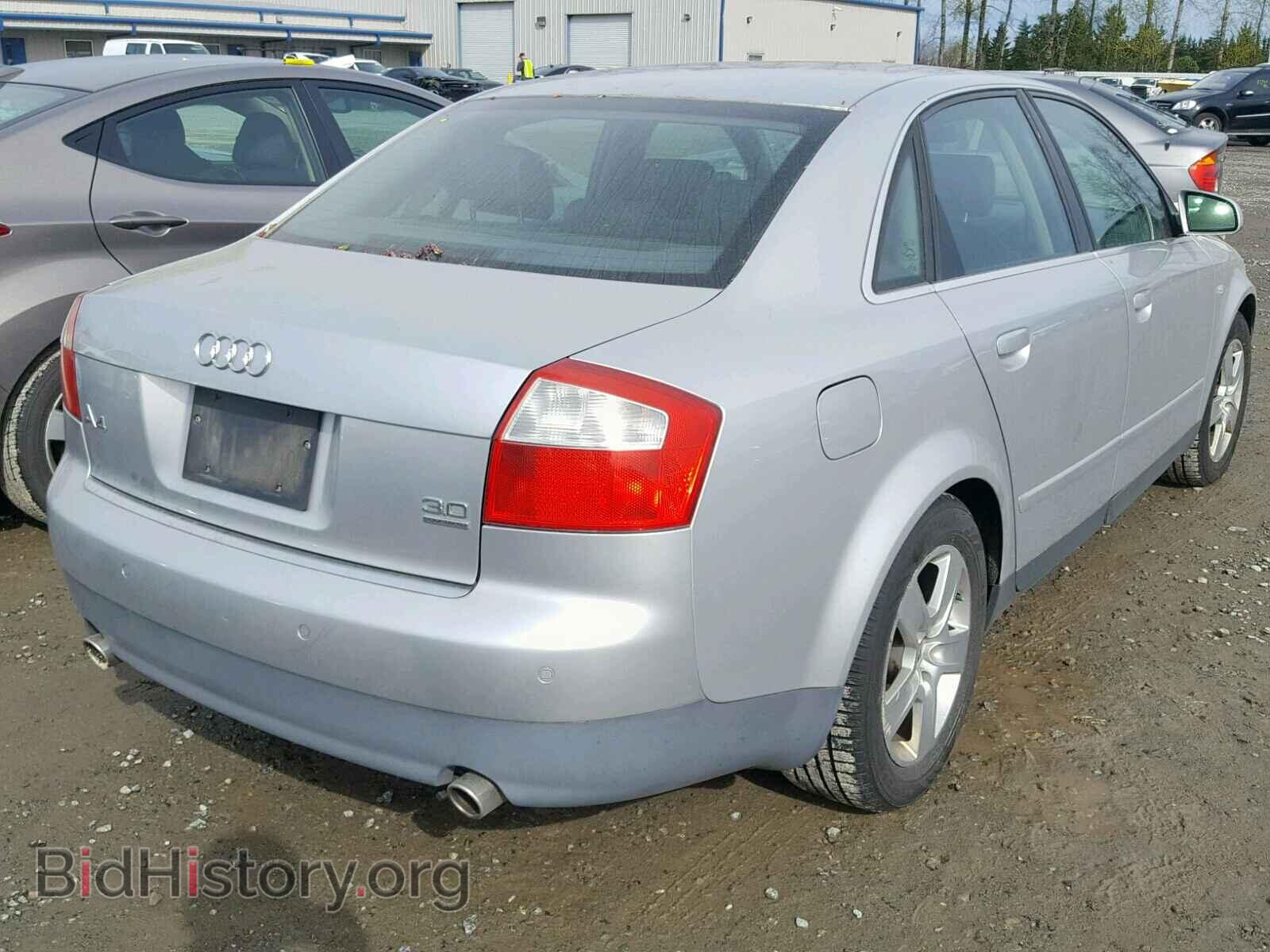 2002 AUDI A4 - VIN: WAULT68E72A276189 - Фото 4