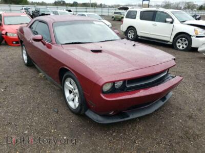 2012 Dodge CHALLENGER, red — VIN 2C3CDYAG2CH208638, Copart