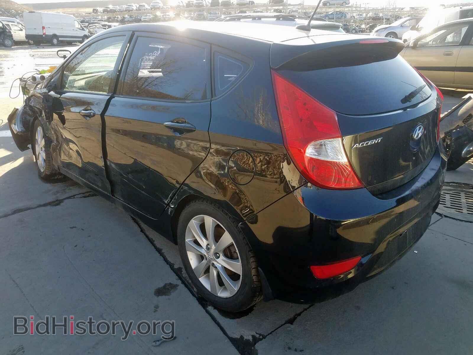2012 HYUNDAI ACCENT - VIN: KMHCU5AE2CU036600 - Фото 3
