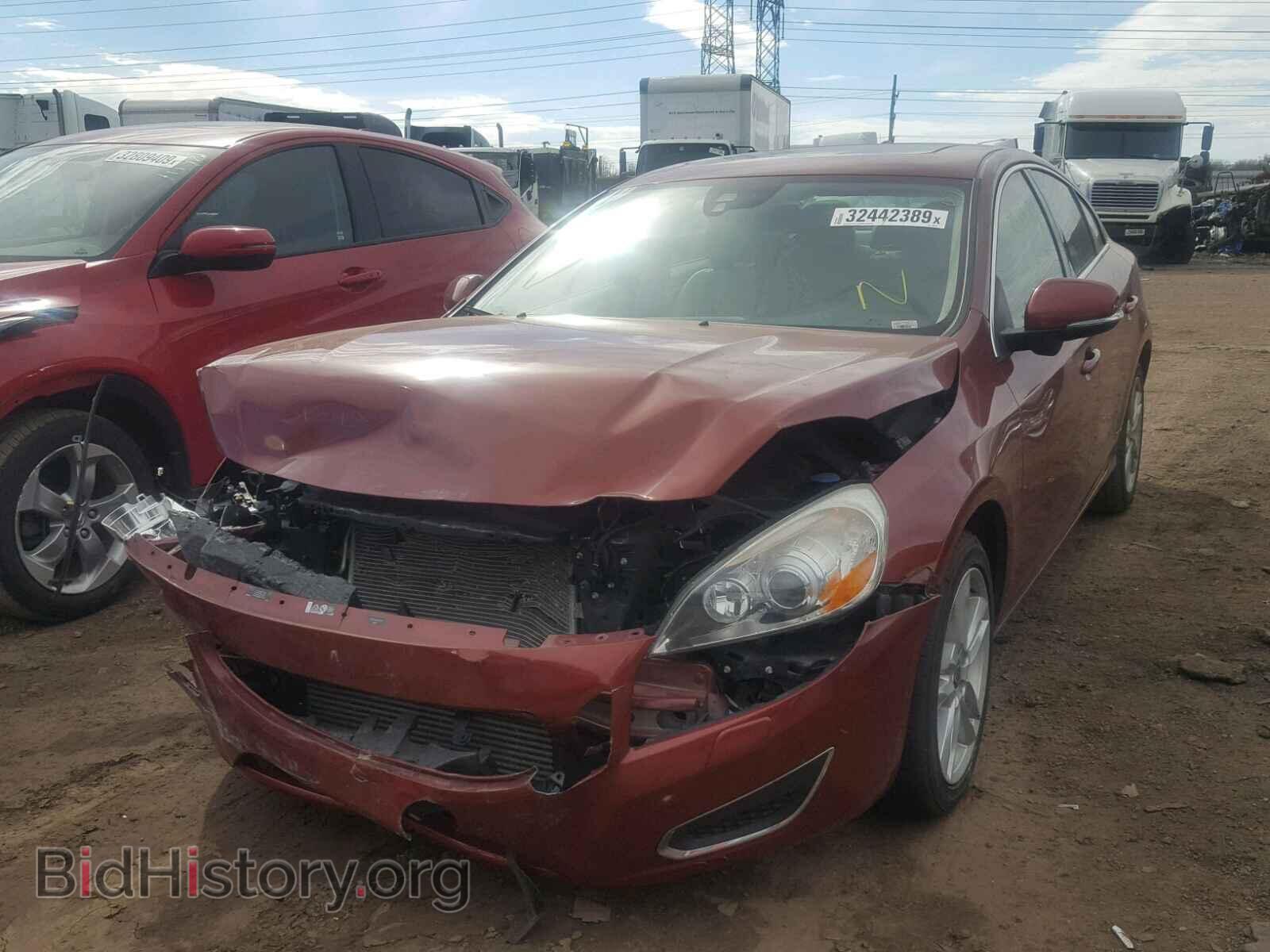 2012 VOLVO S60 - VIN: YV1902FHXC2055400 - Фото 2
