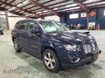 2017 Jeep COMPASS Compass LA, blue — VIN 1C4NJDEB1HD126697, Copart
