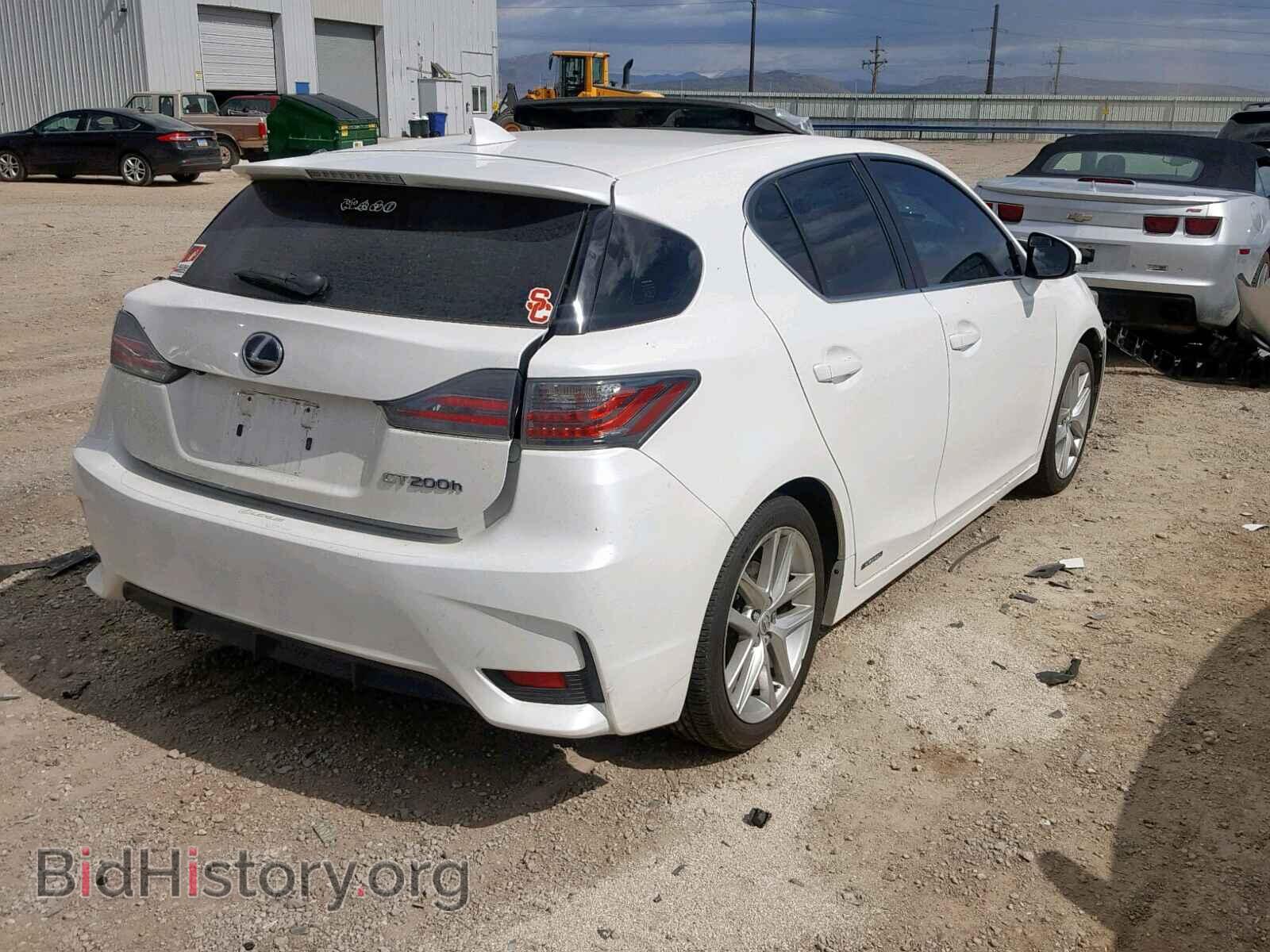 2014 LEXUS CT 200 - VIN: JTHKD5BH3E2199648 - Фото 4