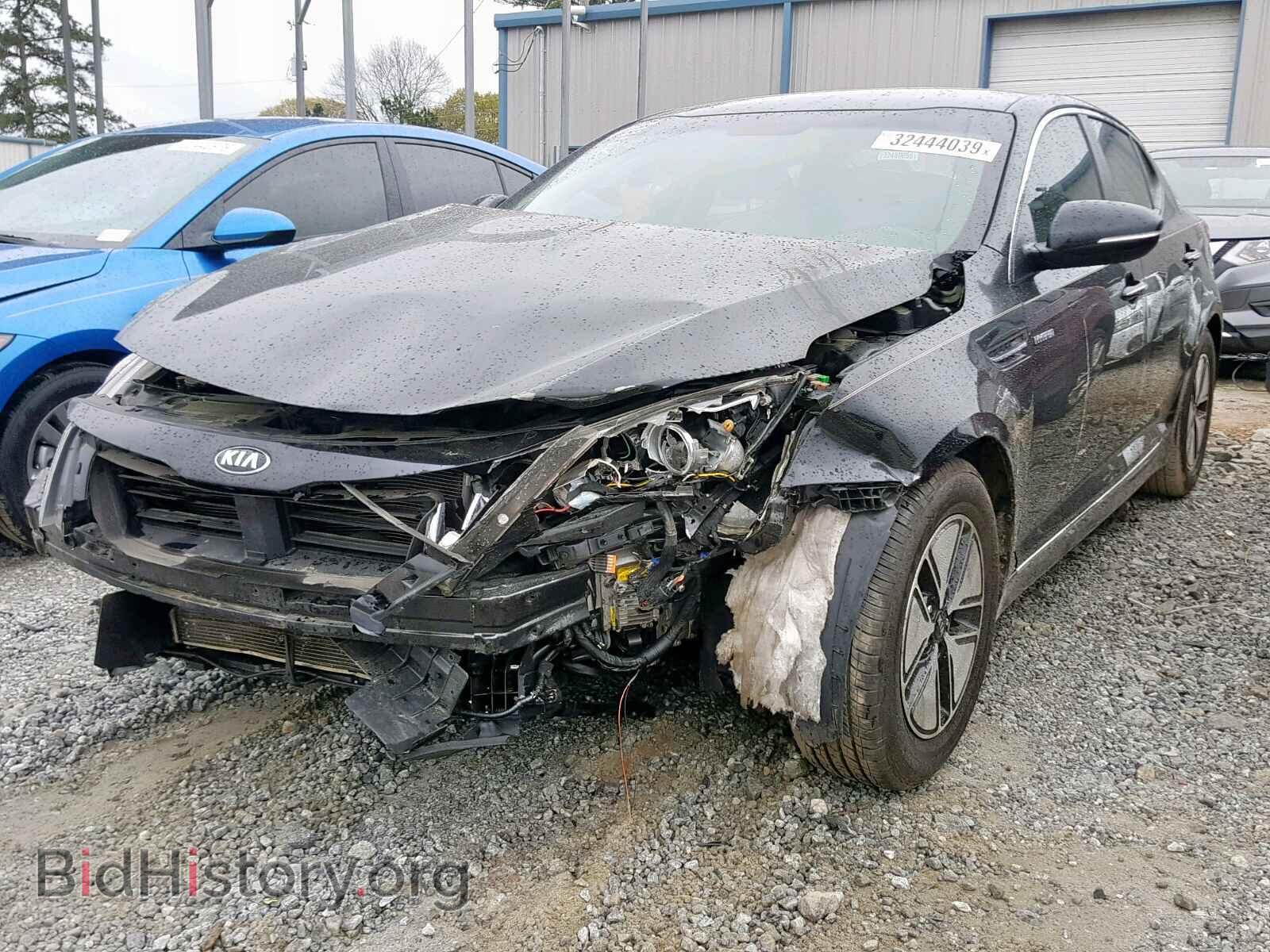 2013 KIA OPTIMA HYB - VIN: KNAGM4AD3D5061893 - Фото 2