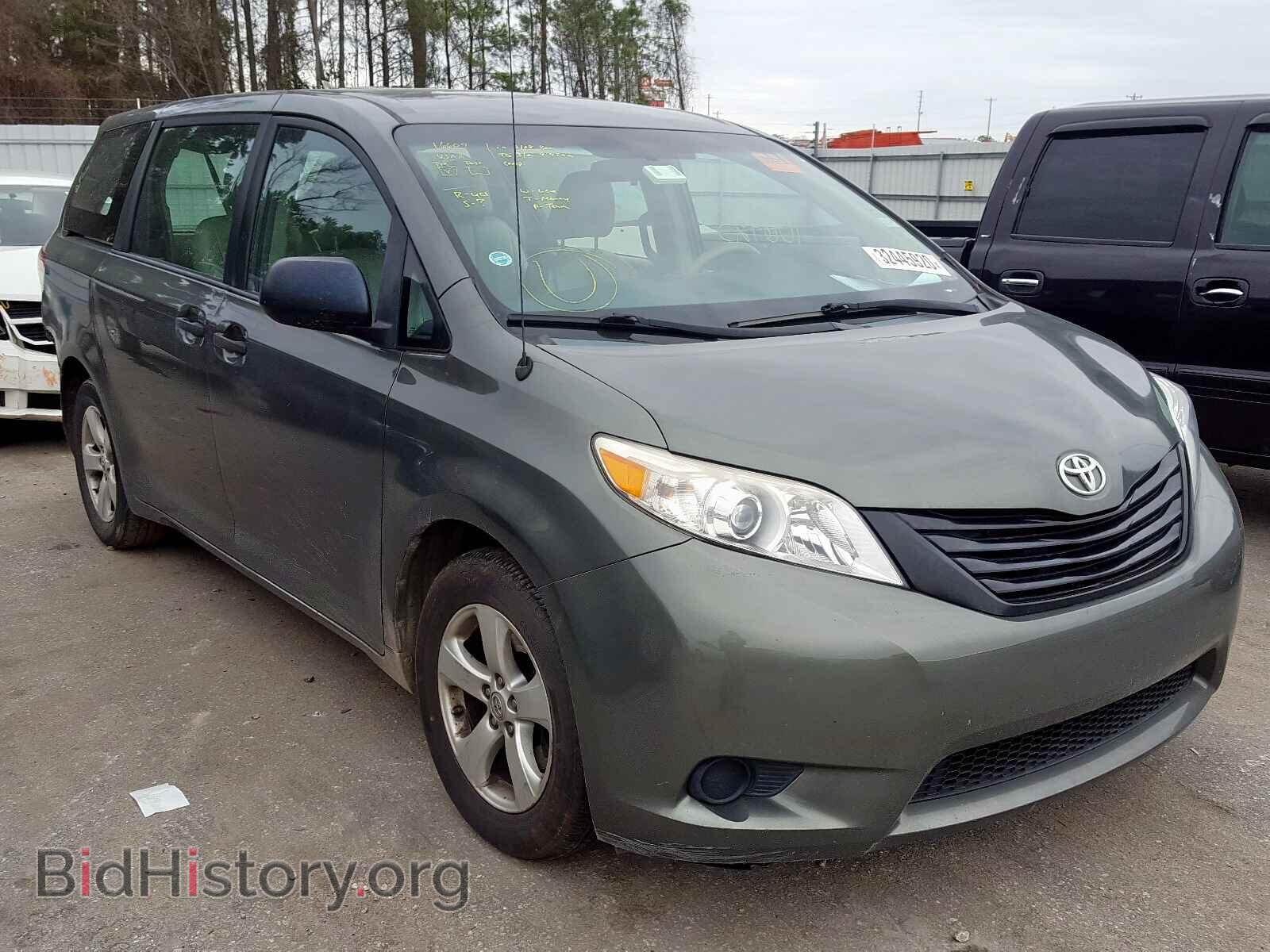 Photo 5TDZK3DC2CS237730 - TOYOTA SIENNA 2012