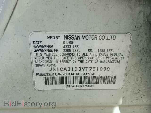 2000 NISSAN MAXIMA - VIN: JN1CA31D3YT751099 - Photo 10