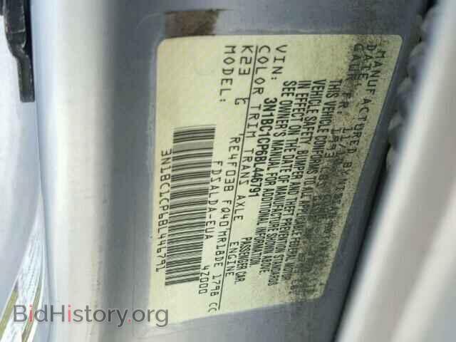 2011 NISSAN VERSA - VIN: 3N1BC1CP6BL446791 - Фото 10