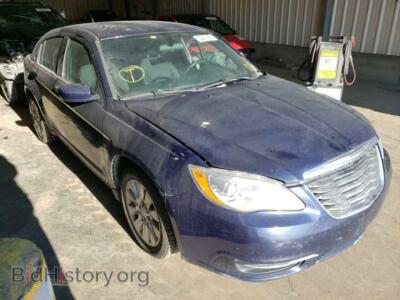 2013 Chrysler 200 200 LX, синий — VIN 1C3CCBAB7DN751609, Copart
