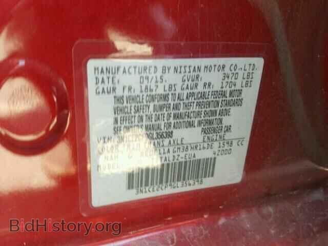 2016 NISSAN VERSA - VIN: 3N1CE2CP9GL356398 - Фото 10