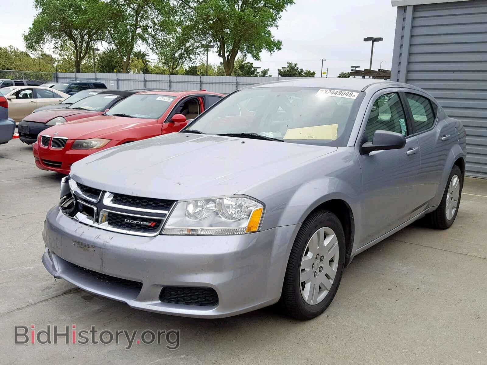 2013 DODGE AVENGER - VIN: 1C3CDZAB9DN731383 - Фото 2