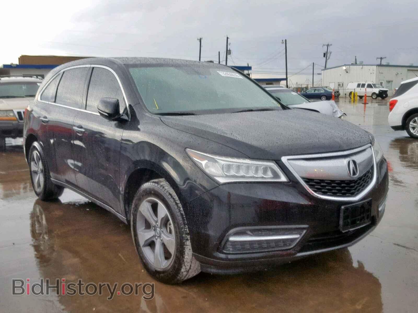 Фотография 5FRYD3H20EB020562 - ACURA MDX 2014