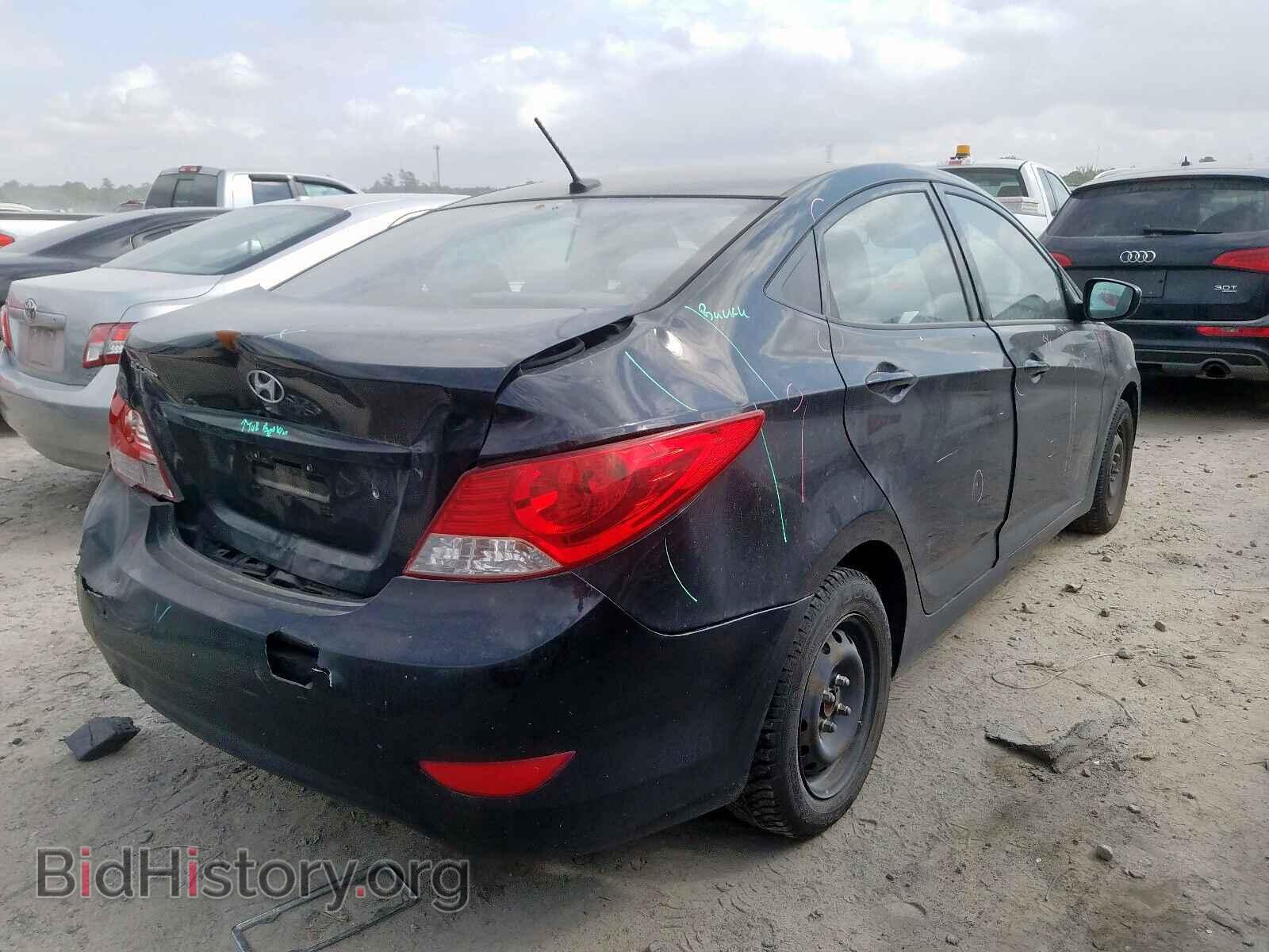 2013 HYUNDAI ACCENT - VIN: KMHCT4AE5DU488409 - Фото 4