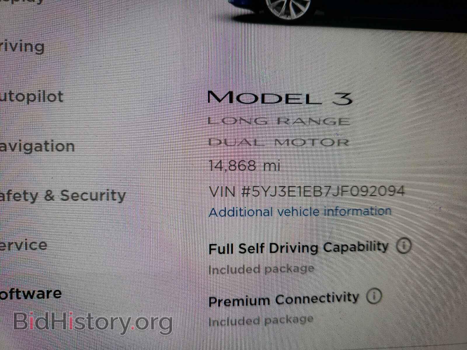 2018 TESLA MODEL 3 - VIN: 5YJ3E1EB7JF092094 - Фото 8