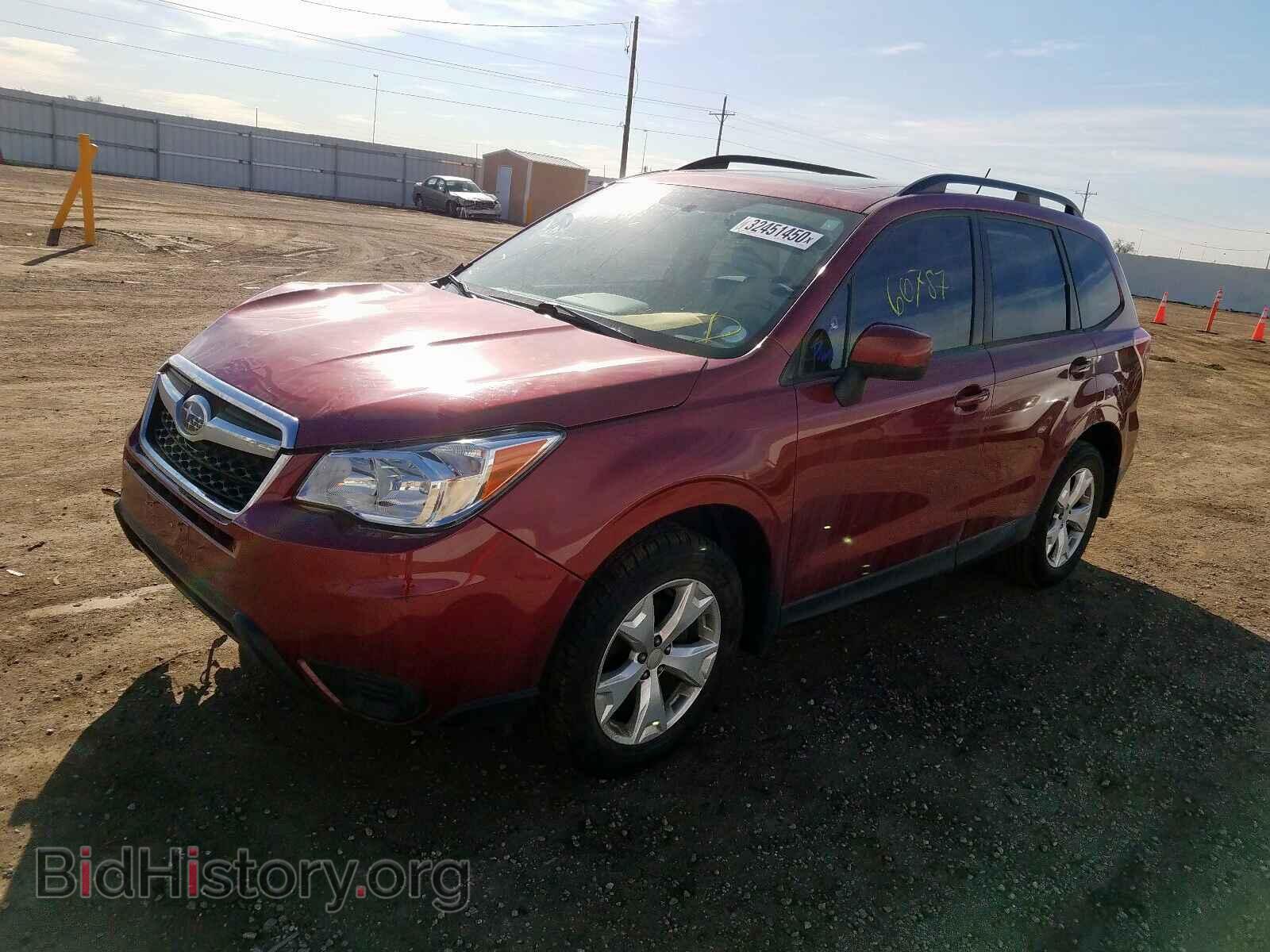 2014 SUBARU FORESTER - VIN: JF2SJAEC5EH497541 - Фото 2