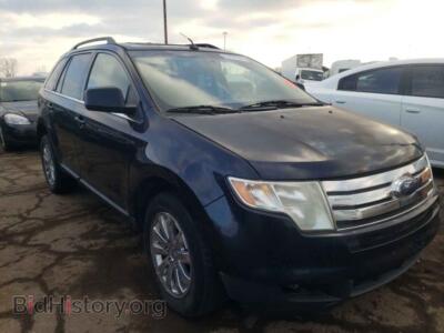 2008 Ford EDGE Edge Limit, синий — VIN 2FMDK49C18BA27018, Copart