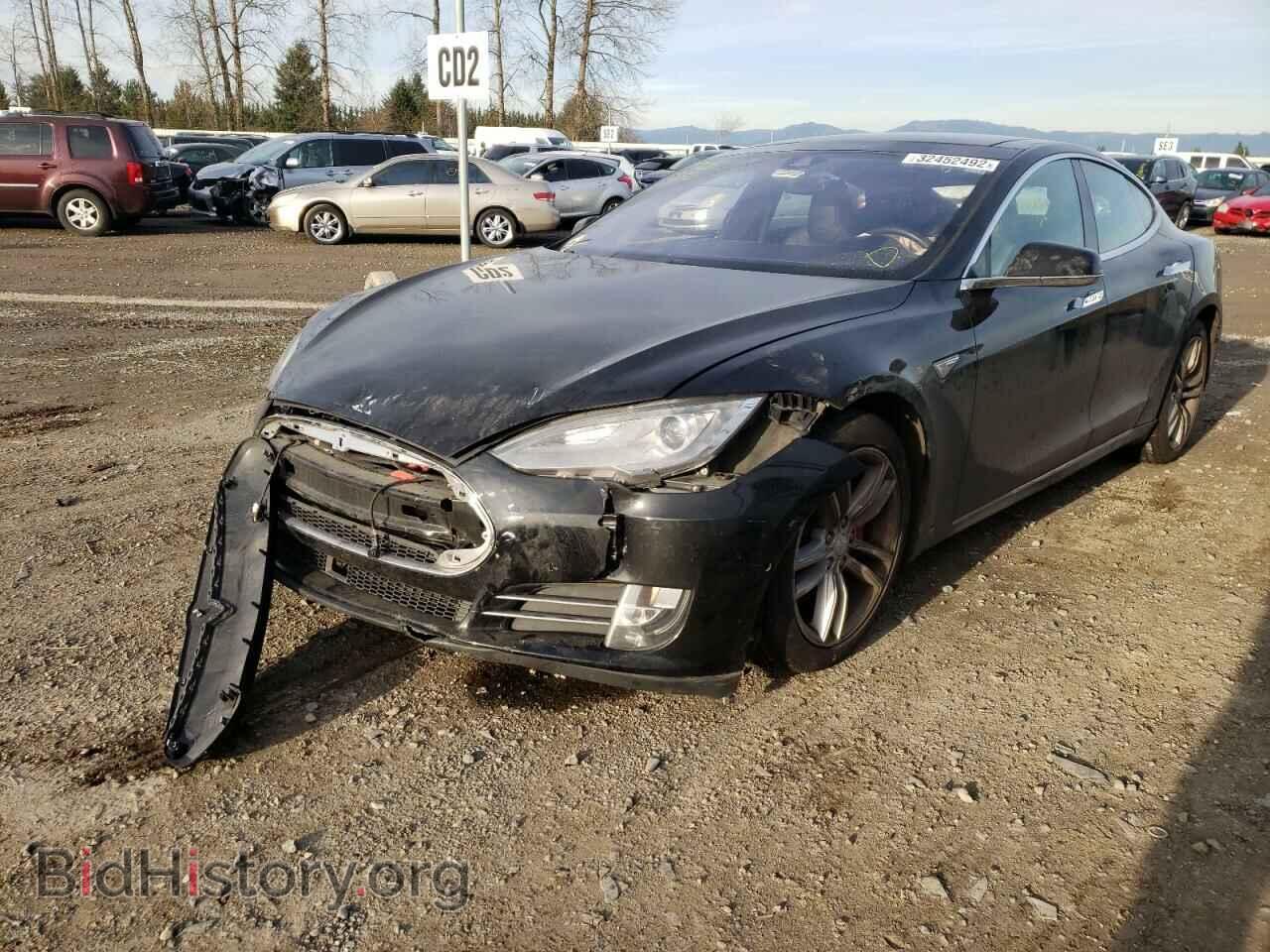 2014 TESLA MODEL S - VIN: 5YJSA1H25EFP67580 - Photo 2