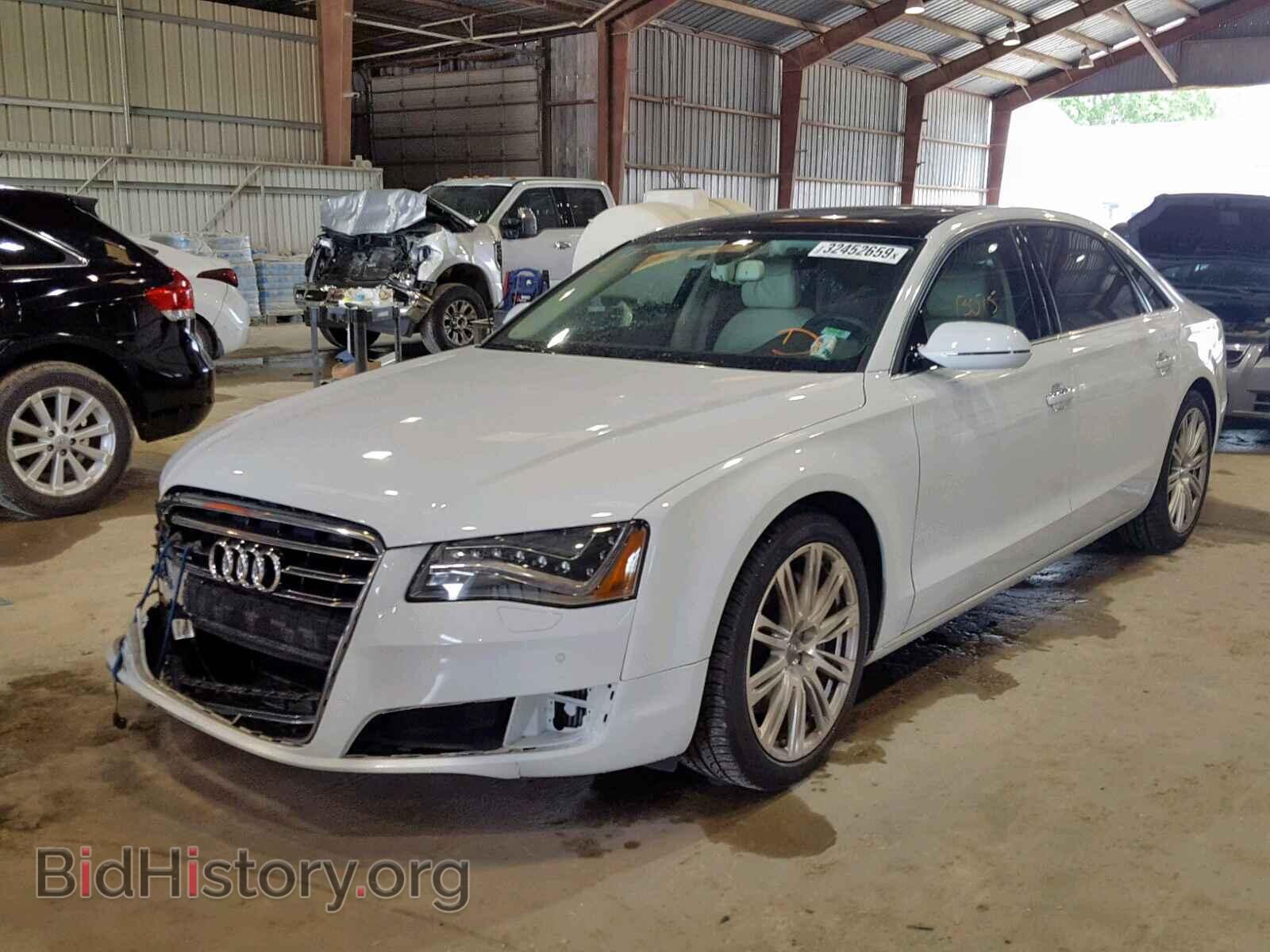 2014 AUDI A8 - VIN: WAURMAFD3EN002649 - Фото 2