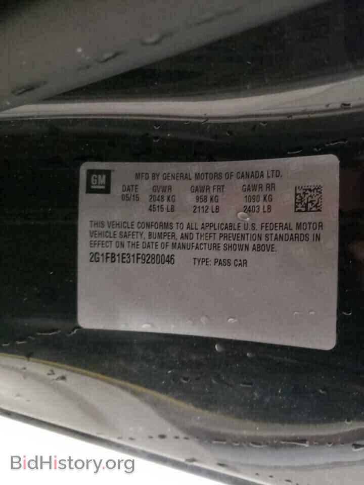 2015 CHEVROLET CAMARO - VIN: 2G1FB1E31F9280046 - Фото 10