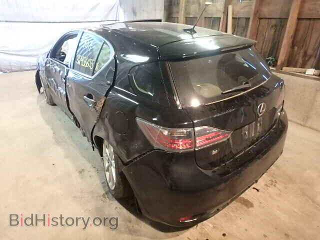 2011 LEXUS CT 200 - VIN: JTHKD5BH9B2038376 - Фото 3