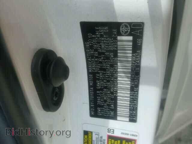 2011 TOYOTA COROLLA - VIN: 2T1BU4EE1BC548106 - Фото 10