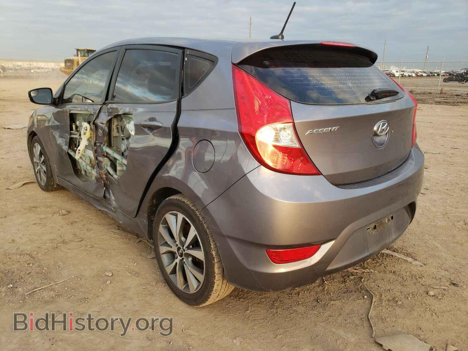 2016 HYUNDAI ACCENT - VIN: KMHCU5AE6GU257526 - Фото 3
