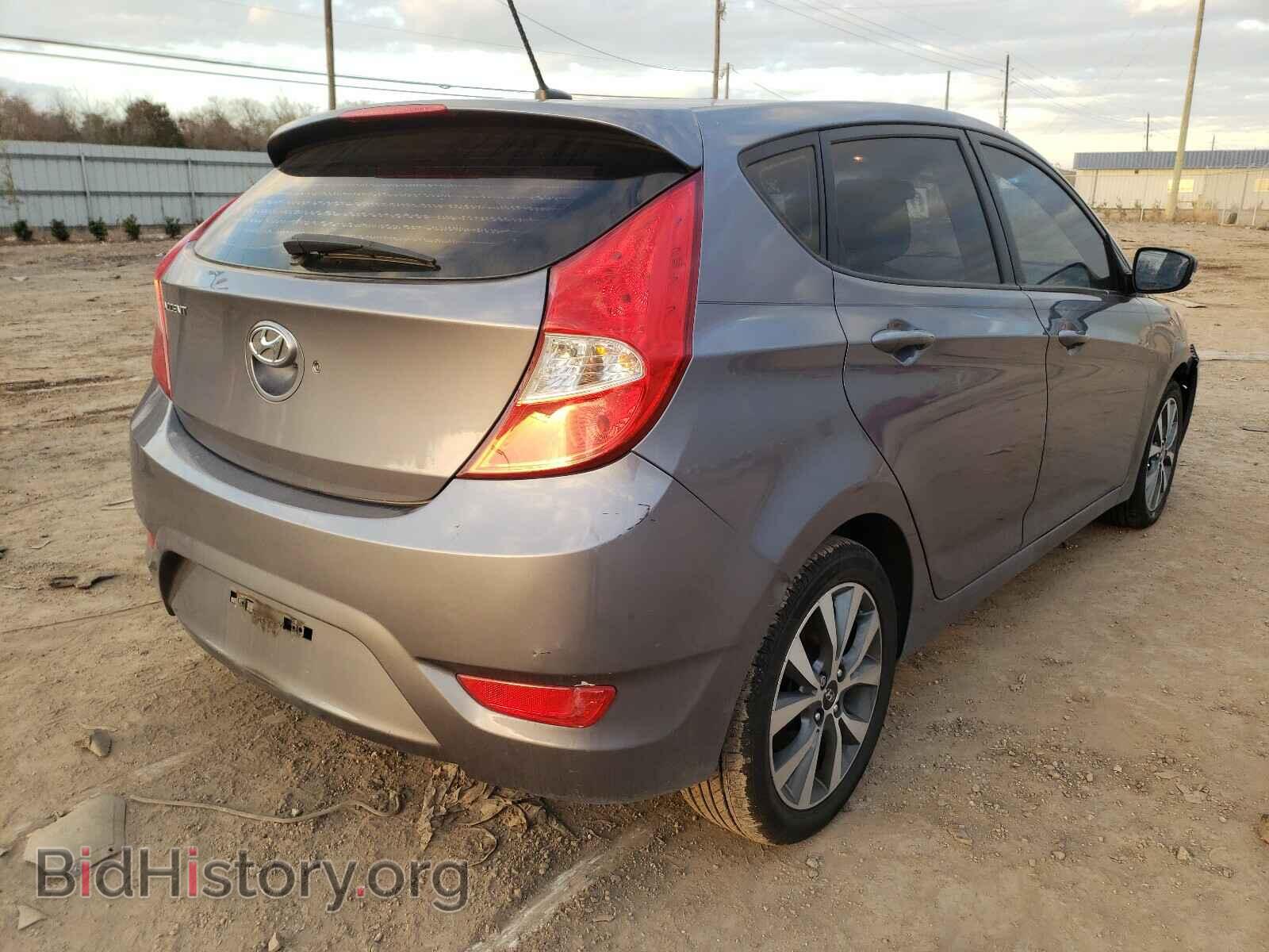 2016 HYUNDAI ACCENT - VIN: KMHCU5AE6GU257526 - Фото 4