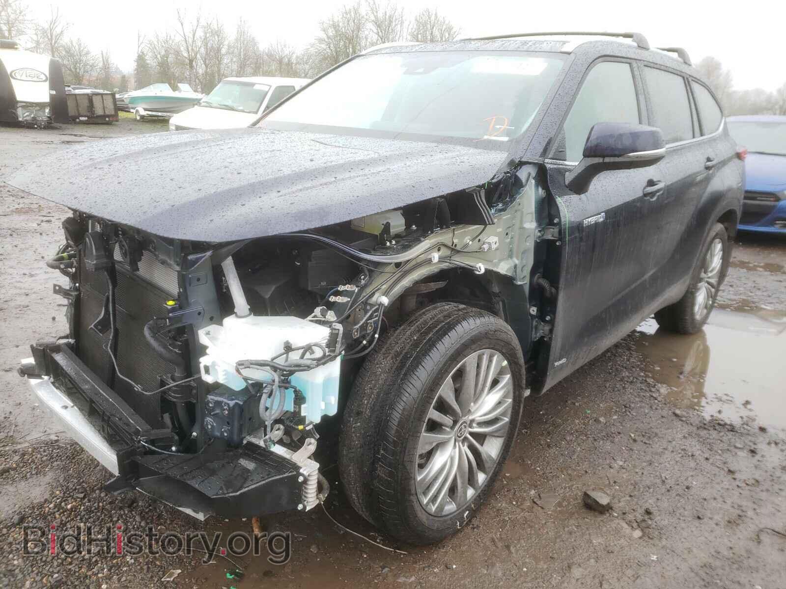 2021 TOYOTA HIGHLANDER - VIN: 5TDEBRCH6MS016230 - Фото 2