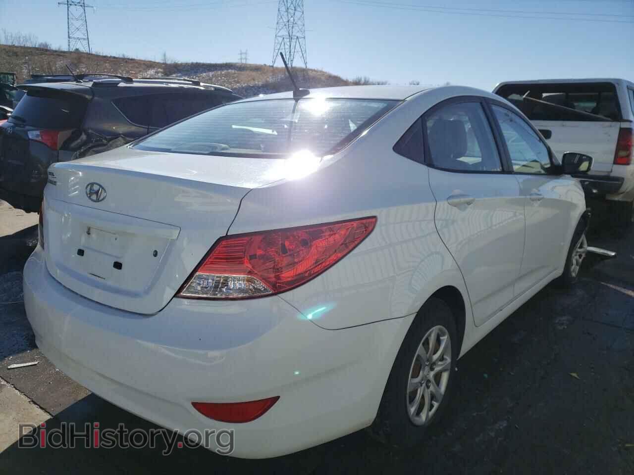 2013 HYUNDAI ACCENT - VIN: KMHCT4AE3DU323927 - Фото 4