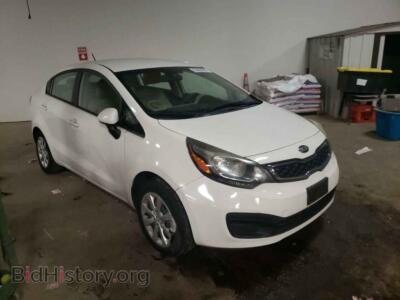 2013 Kia RIO RIO EX, white — VIN KNADN4A33D6212703, Copart