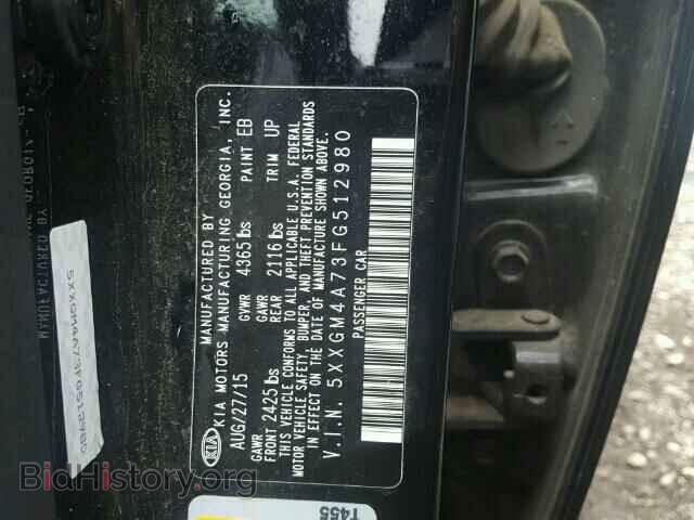 2015 KIA OPTIMA - VIN: 5XXGM4A73FG512980 - Photo 10