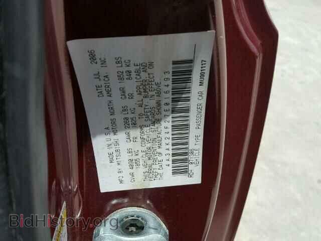 2007 MITSUBISHI ECLIPSE - VIN: 4A3AK24F27E016493 - Фото 10