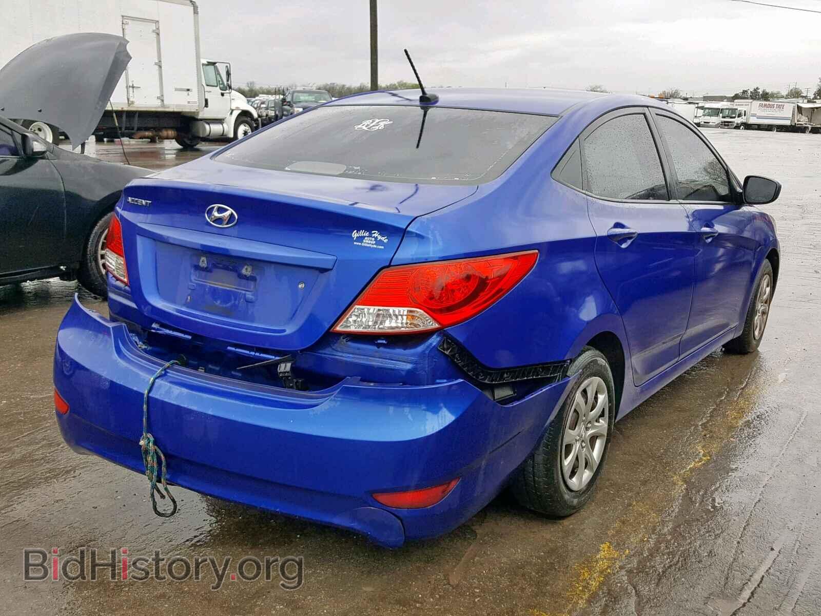 2013 HYUNDAI ACCENT - VIN: KMHCT4AE6DU286050 - Фото 4