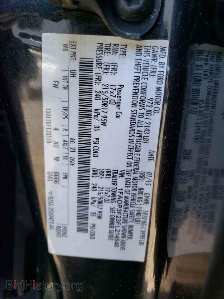 2015 FORD FOCUS - VIN: 1FADP3F23FL214548 - Photo 10