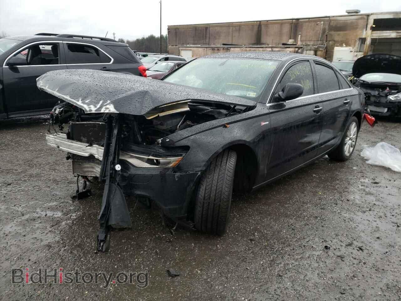 2013 AUDI A6 - VIN: WAUGGAFC7DN066407 - Фото 2