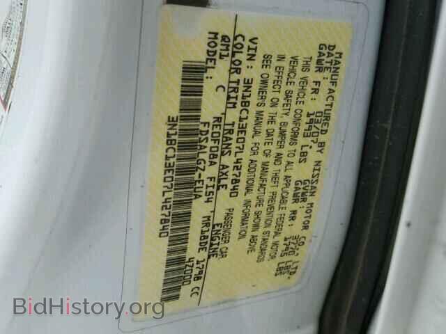 2007 NISSAN VERSA - VIN: 3N1BC13E07L427840 - Фото 9
