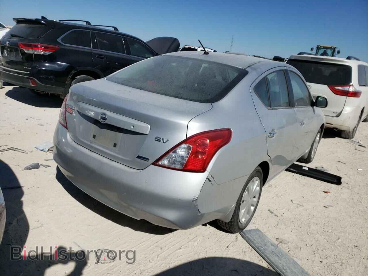 2012 NISSAN VERSA - VIN: 3N1CN7AP0CL907621 - Фото 4