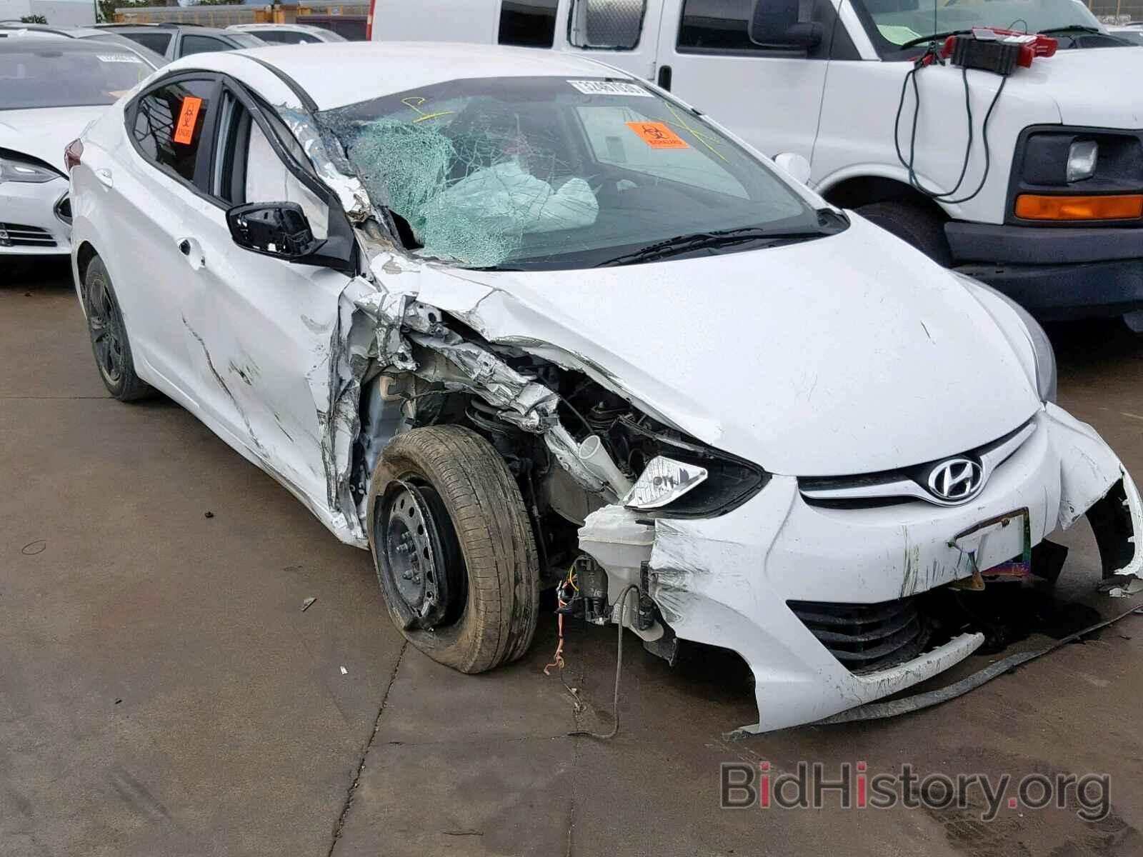 Photo 5NPDH4AE2GH674398 - HYUNDAI ELANTRA 2016