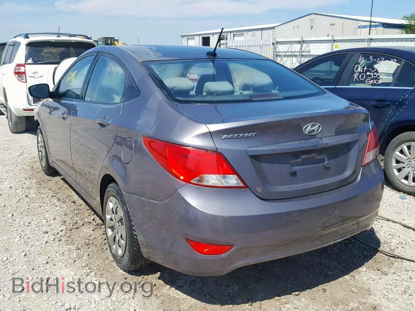 2016 HYUNDAI ACCENT - VIN: KMHCT4AE6GU140641 - Фото 3
