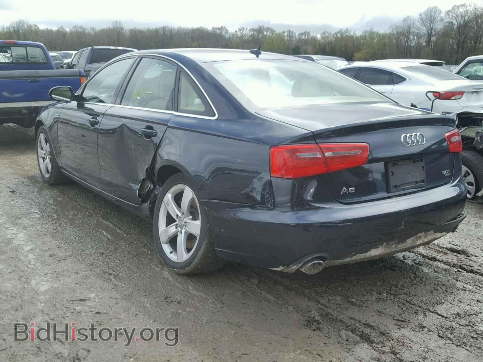 2012 AUDI A6 - VIN: WAUGGAFCXCN164250 - Фото 3