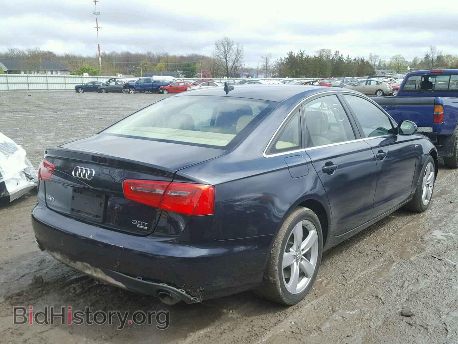 2012 AUDI A6 - VIN: WAUGGAFCXCN164250 - Фото 4