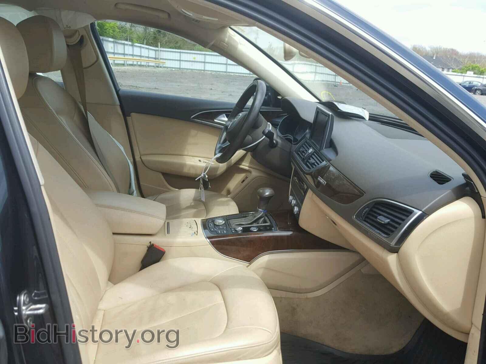 2012 AUDI A6 - VIN: WAUGGAFCXCN164250 - Фото 5
