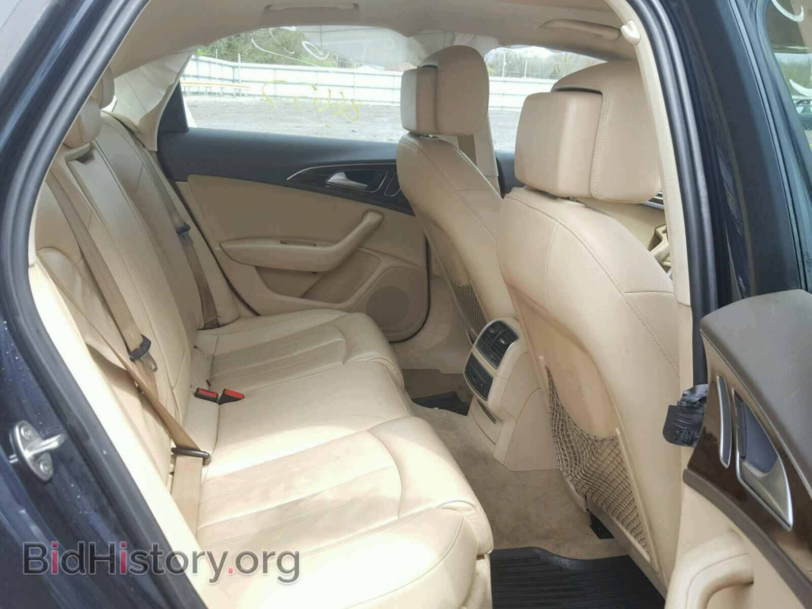 2012 AUDI A6 - VIN: WAUGGAFCXCN164250 - Фото 6