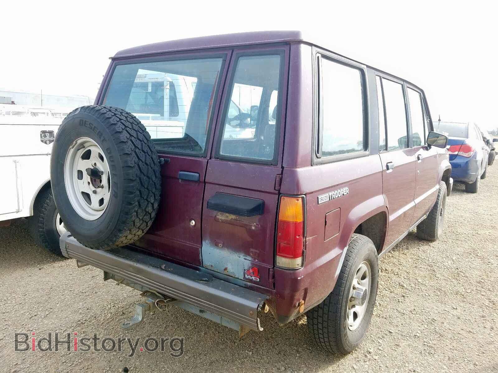 1991 ISUZU TROOPER - VIN: LESCH58E9M6901487 - Фото 4