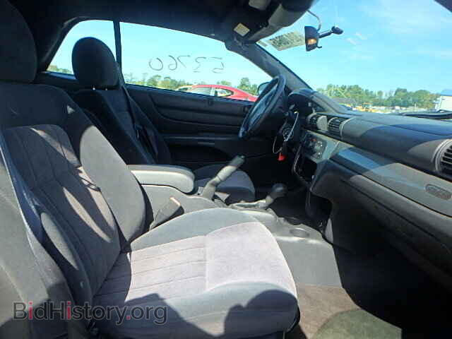 2004 CHRYSLER SEBRING - VIN: 1C3EL75R54N111332 - Фото 5