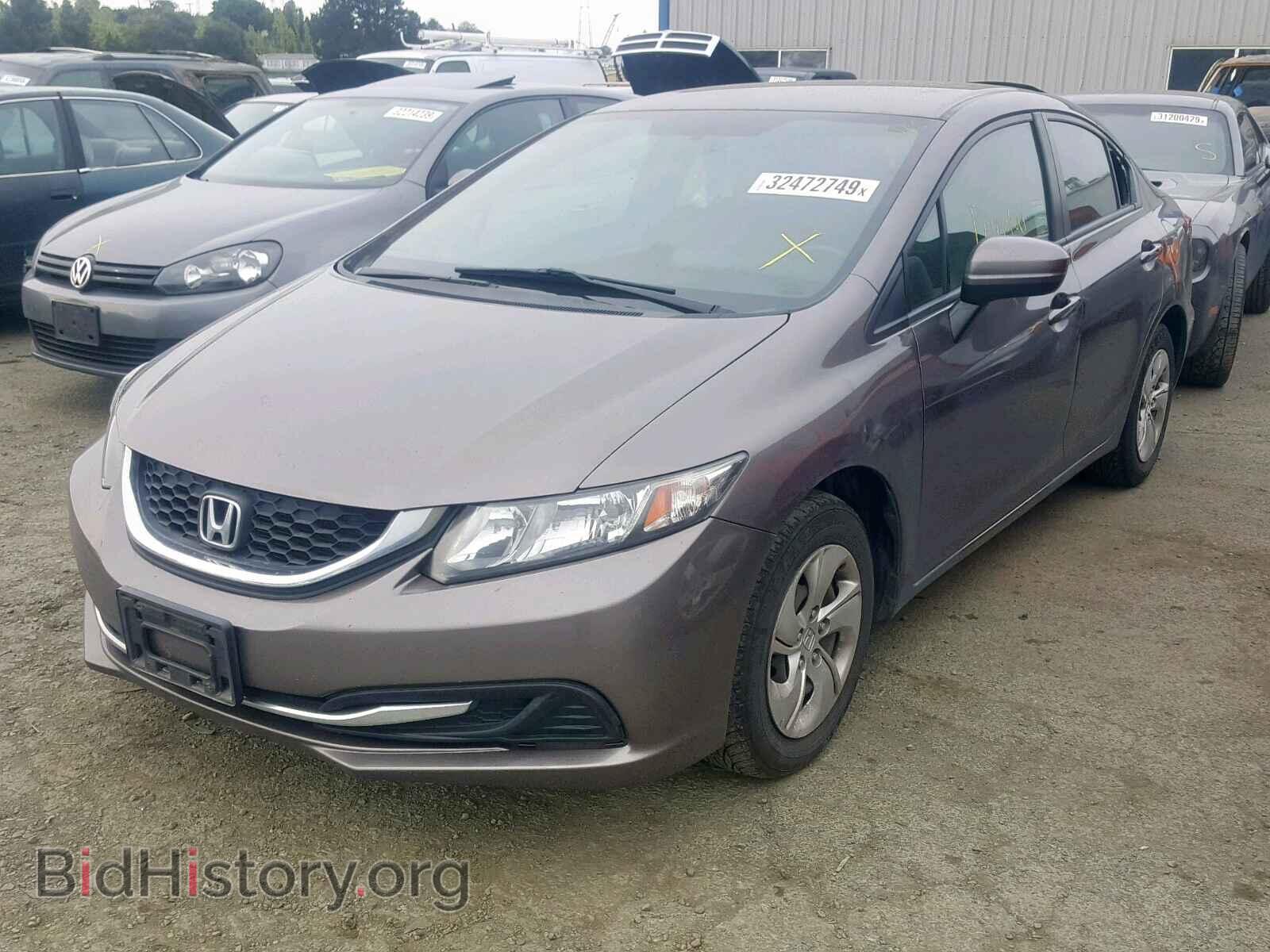 2014 HONDA CIVIC LX - VIN: 19XFB2F55EE241361 - Фото 2