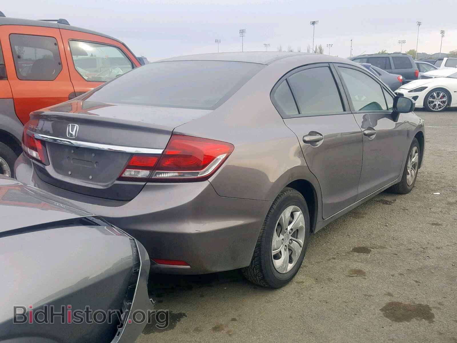 2014 HONDA CIVIC LX - VIN: 19XFB2F55EE241361 - Фото 4
